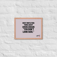 ILLTOCHILL Migraine Poster