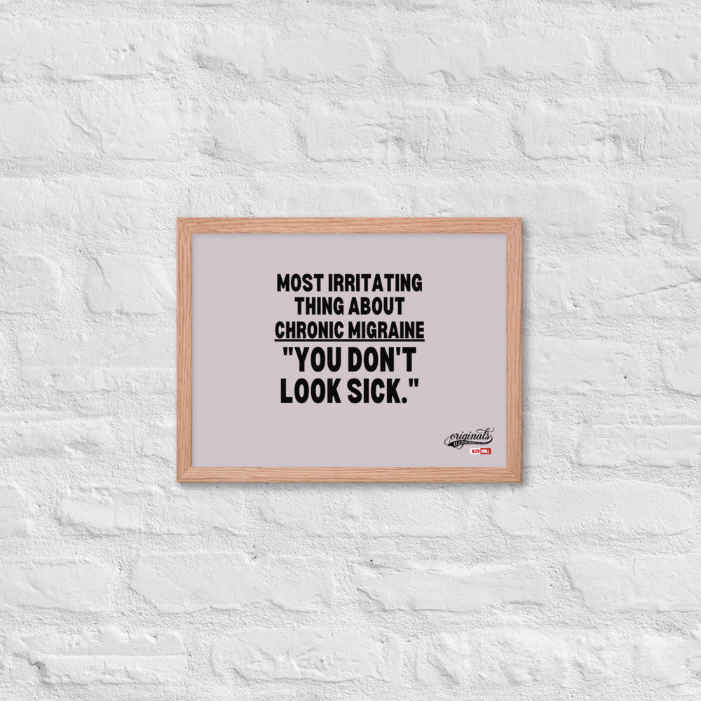 ILLTOCHILL Migraine Poster