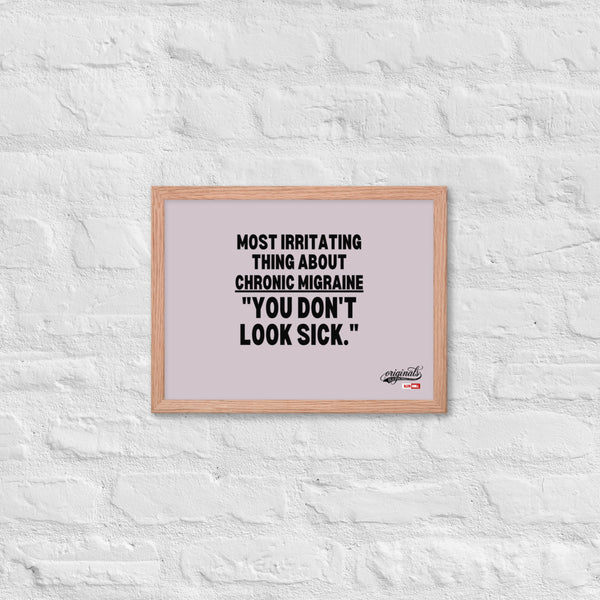 ILLTOCHILL Migraine Poster