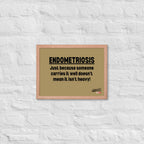 ILLTOCHILL Endometriosis Poster