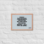ILLTOCHILL POTS Poster