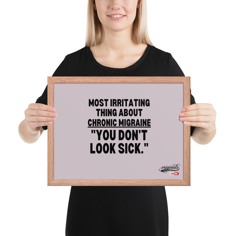 ILLTOCHILL Migraine Poster