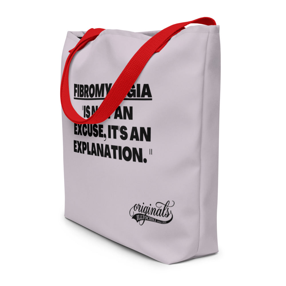 ILLTOCHILL Fibromyalgia Tote Bag