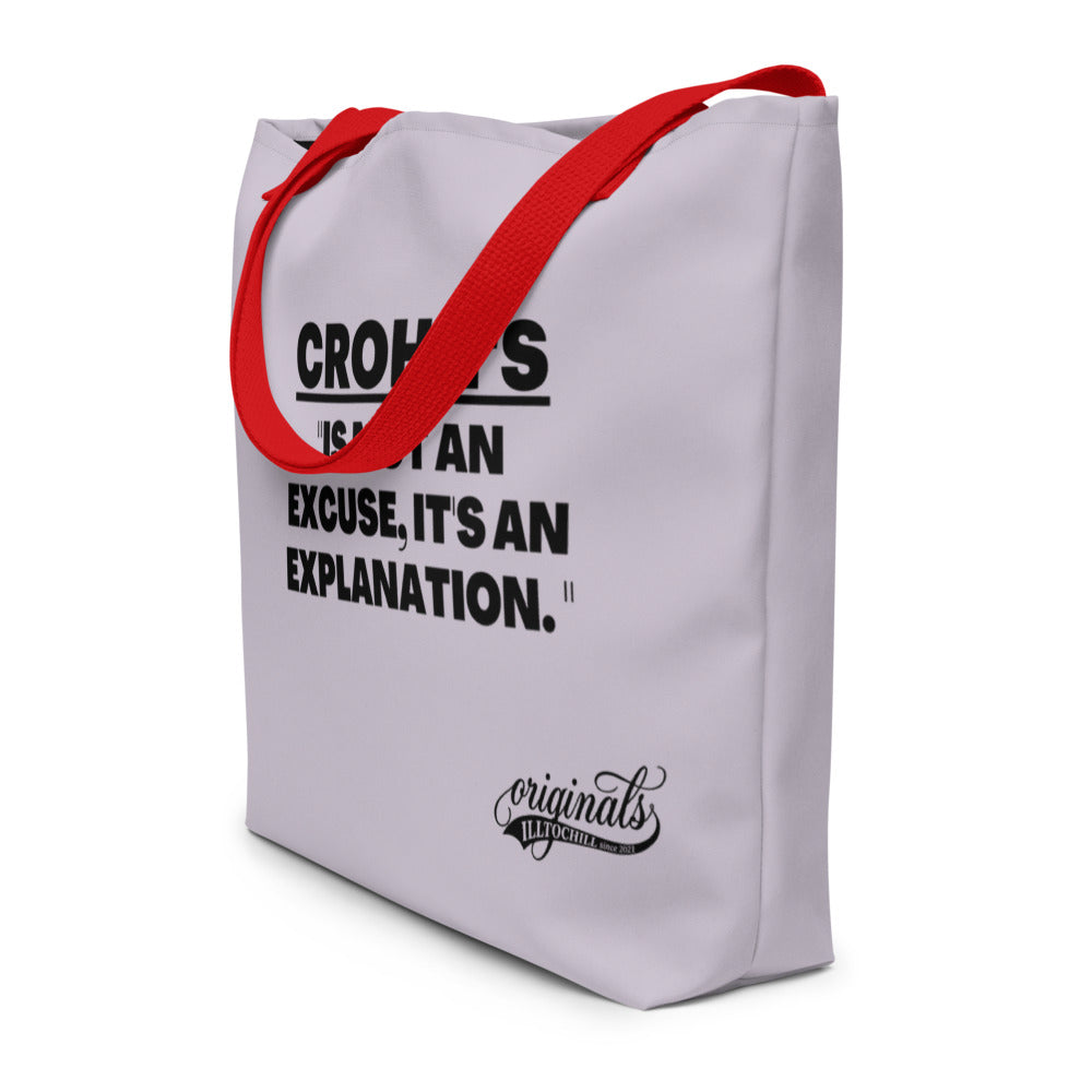 ILLTOCHILL Crohn's Tote Bag