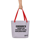 ILLTOCHILL Crohn's Tote Bag