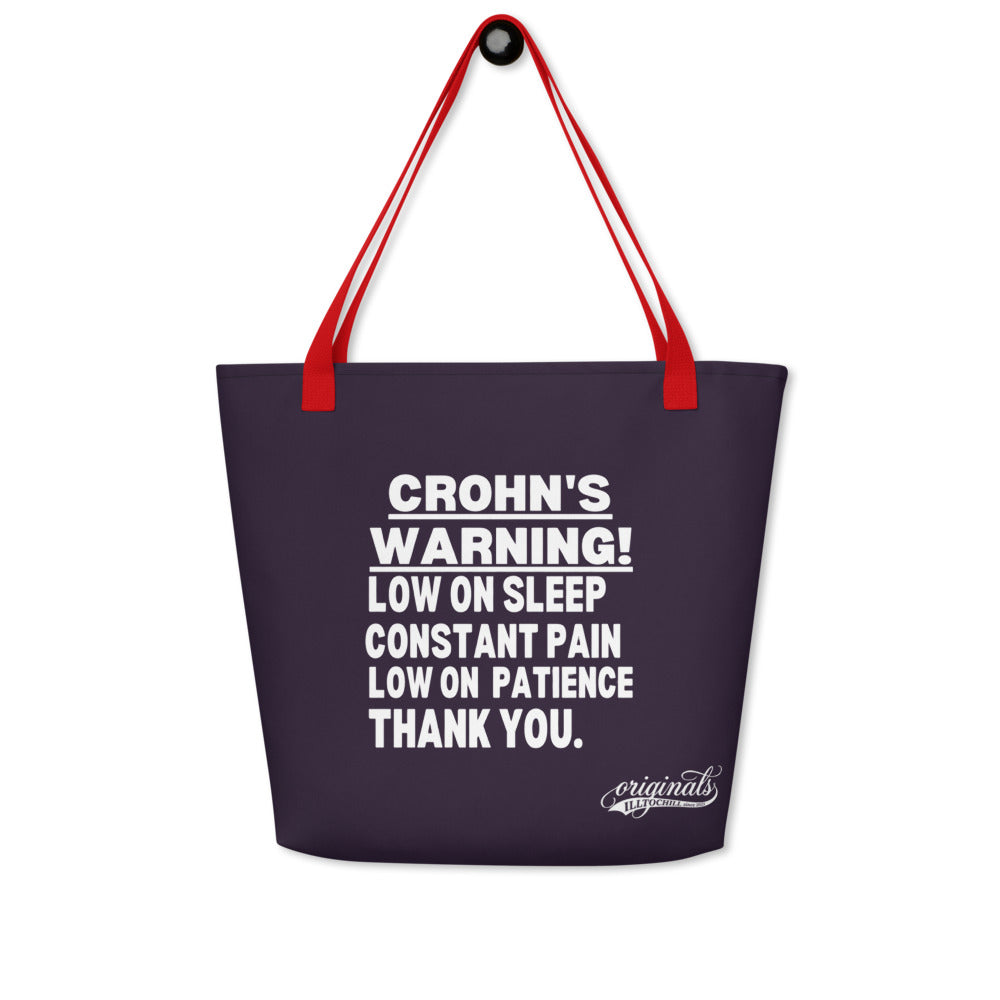 ILLTOCHILL Crohn's Tote Bag