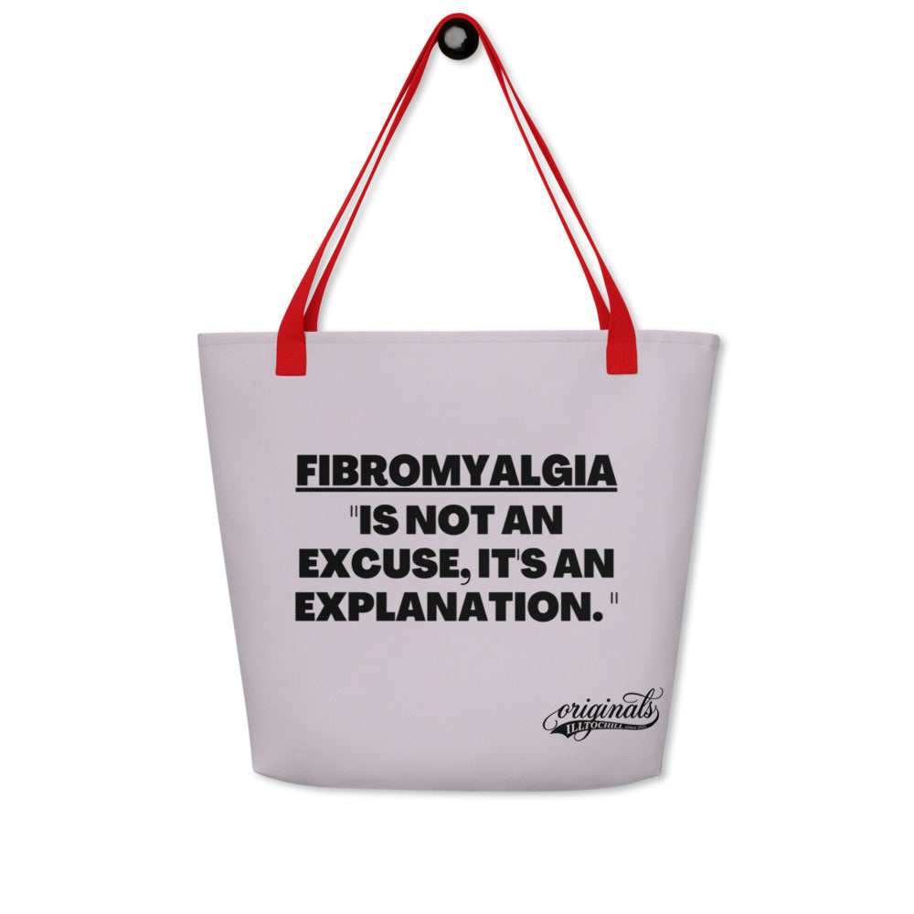 ILLTOCHILL Fibromyalgia Tote Bag