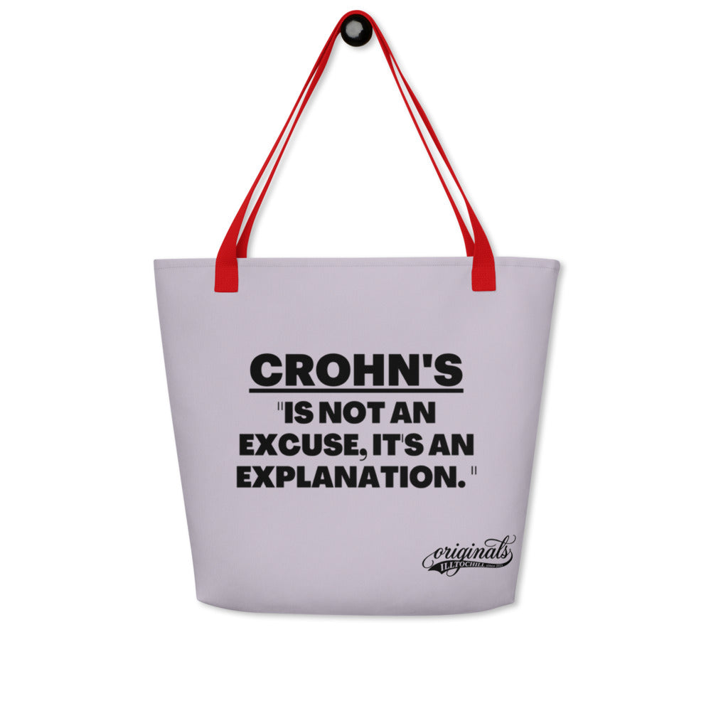 ILLTOCHILL Crohn's Tote Bag