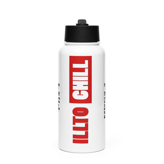 ILLTOCHILL Neurodiversity awareness If you only see my Autism you will miss all my qualities autistic gift Stainless steel water bottle with a straw lid.