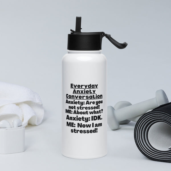 anxiety-stainless-steel-water-bottle-with-a-straw-lid
