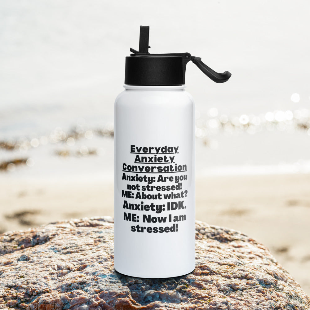 anxiety-stainless-steel-water-bottle-with-a-straw-lid