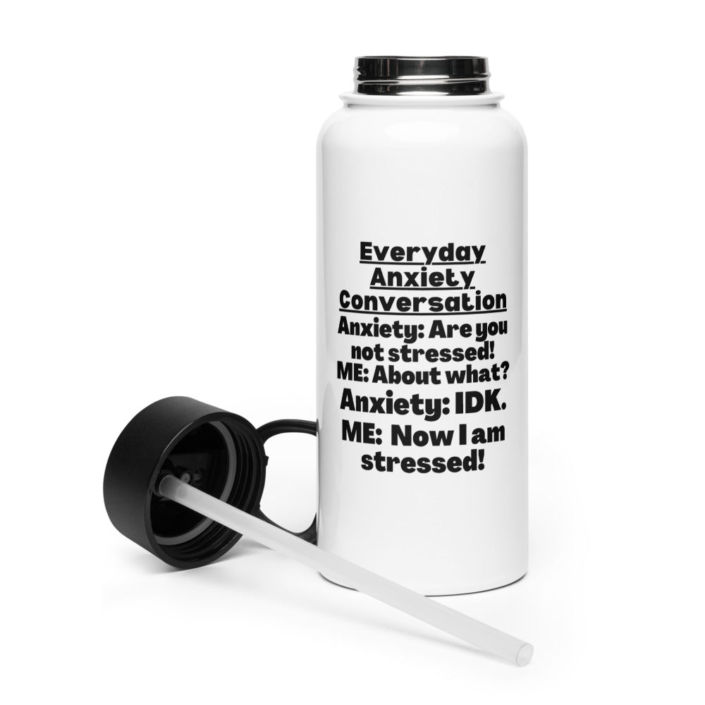 anxiety-stainless-steel-water-bottle-with-a-straw-lid