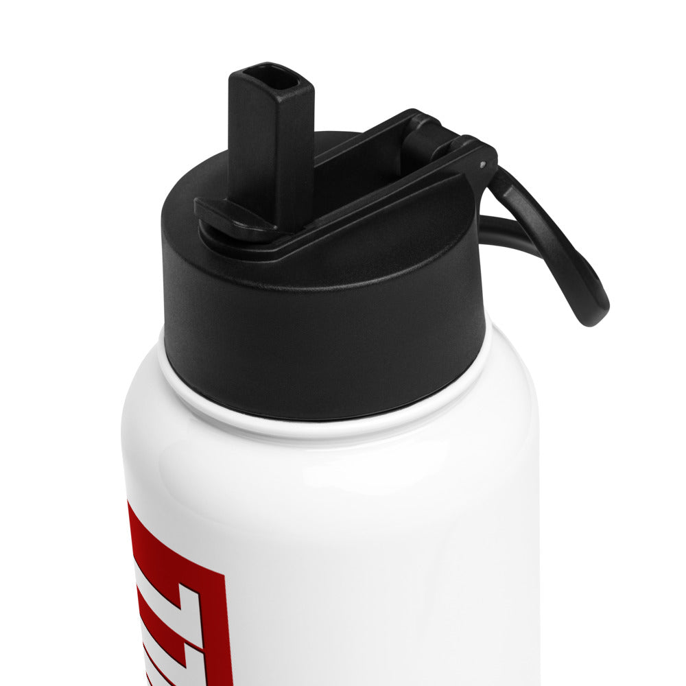 ILLTOCHILL Postural orthostatic tachycardia syndrome awareness POTS support gift Stainless steel water bottle with a straw lid.