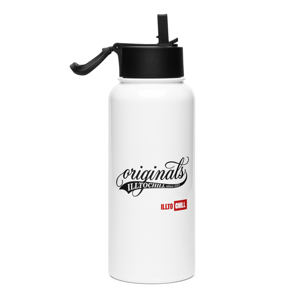 OCD Stainless steel water bottle with a straw lid