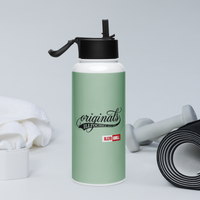 OCD Hydrated and Here: Stainless Steel Water Bottle With A Straw Lid for the OCD Community | ILLTOCHILL