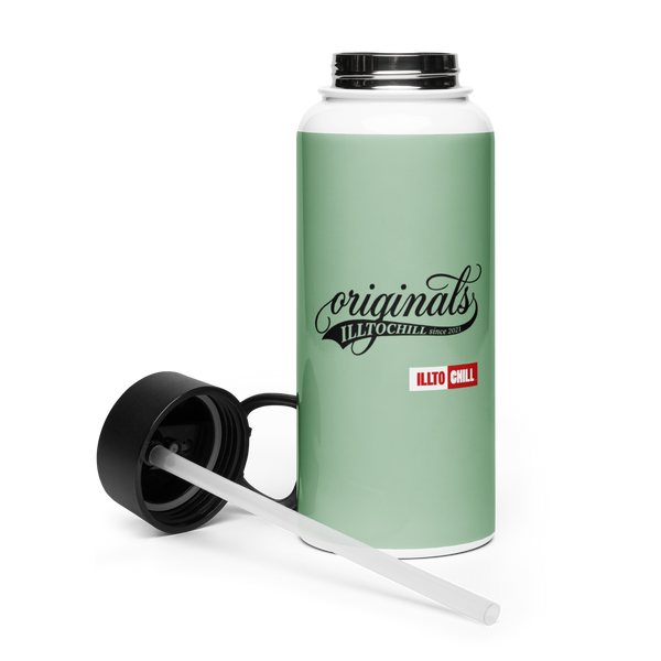 OCD Stainless steel water bottle with a straw lid
