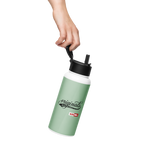 OCD Hydrated and Here: Stainless Steel Water Bottle With A Straw Lid for the OCD Community | ILLTOCHILL