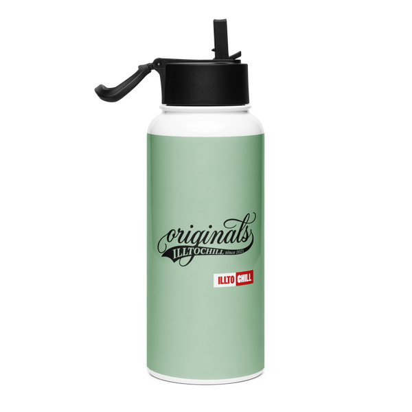 OCD Stainless steel water bottle with a straw lid