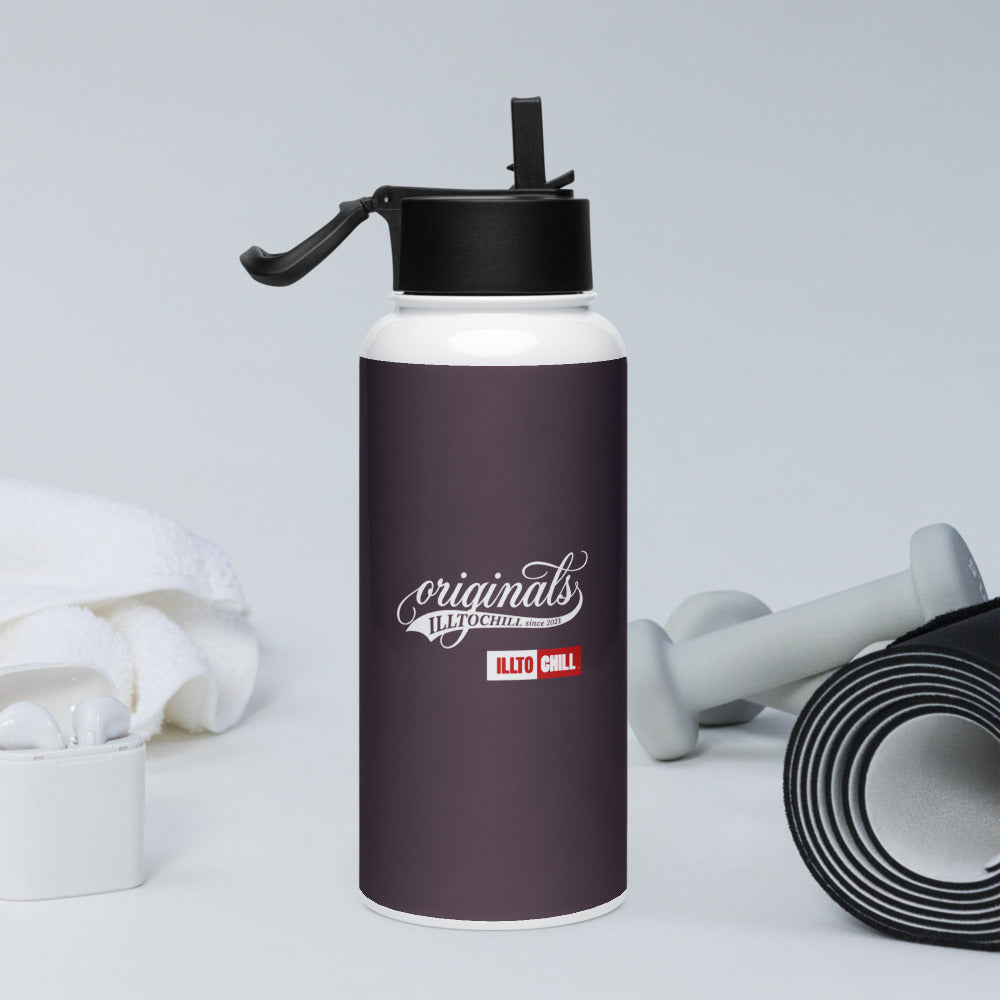lupus-stainless-steel-water-bottle-with-a-straw-lid