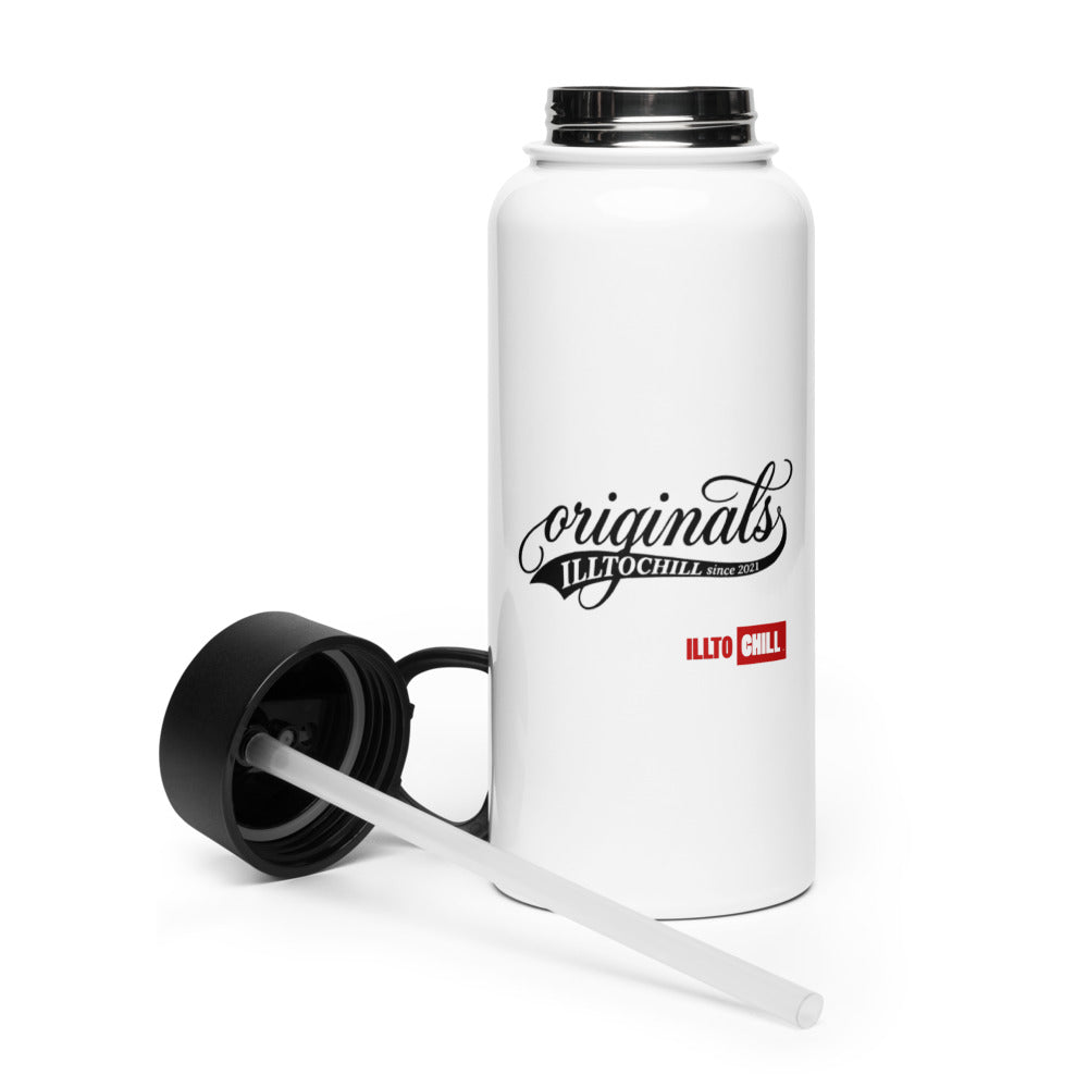 anxiety-stainless-steel-water-bottle-with-a-straw-lid