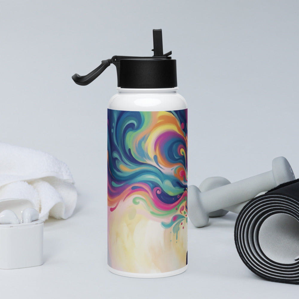 adhd-support-stainless-steel-water-bottle-with-a-straw-lid