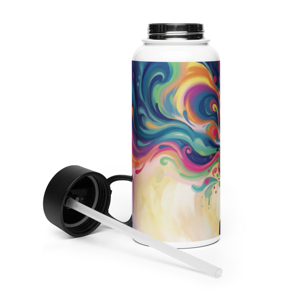 adhd-support-stainless-steel-water-bottle-with-a-straw-lid
