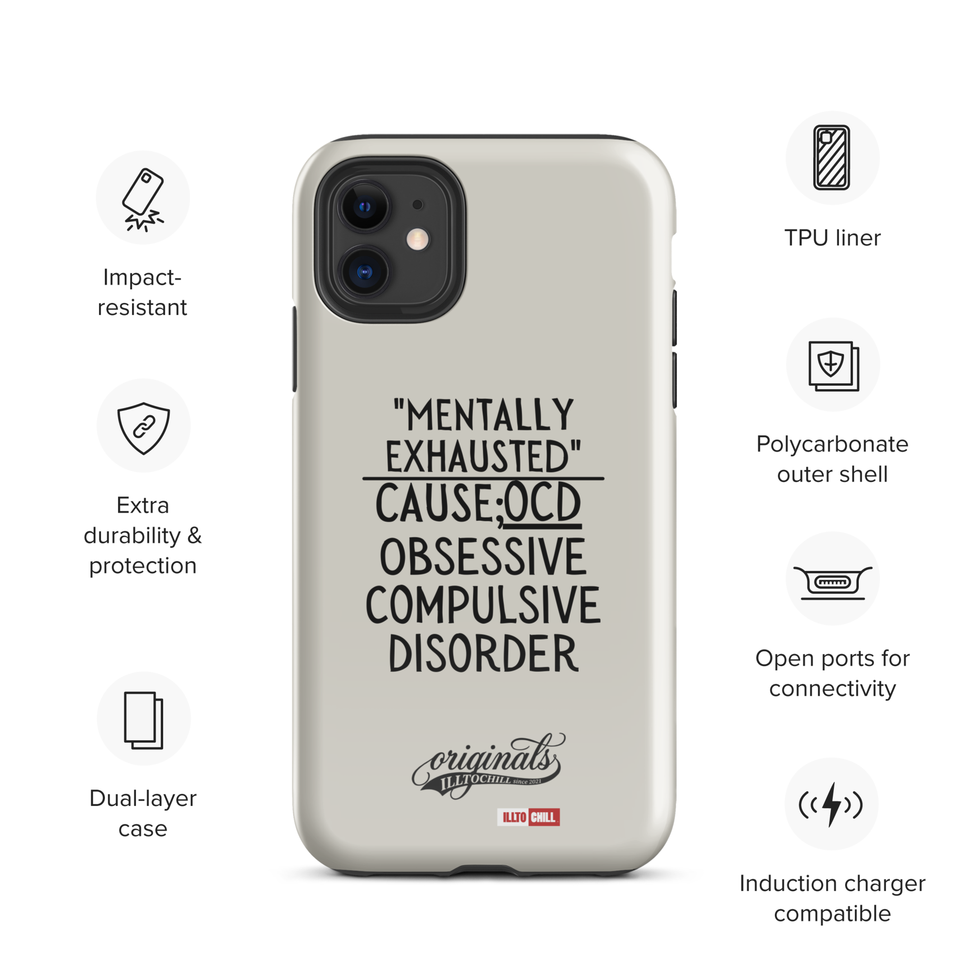 OCD Carried Daily: Tough Case For iPhone Built for the OCD Community | ILLTOCHILL