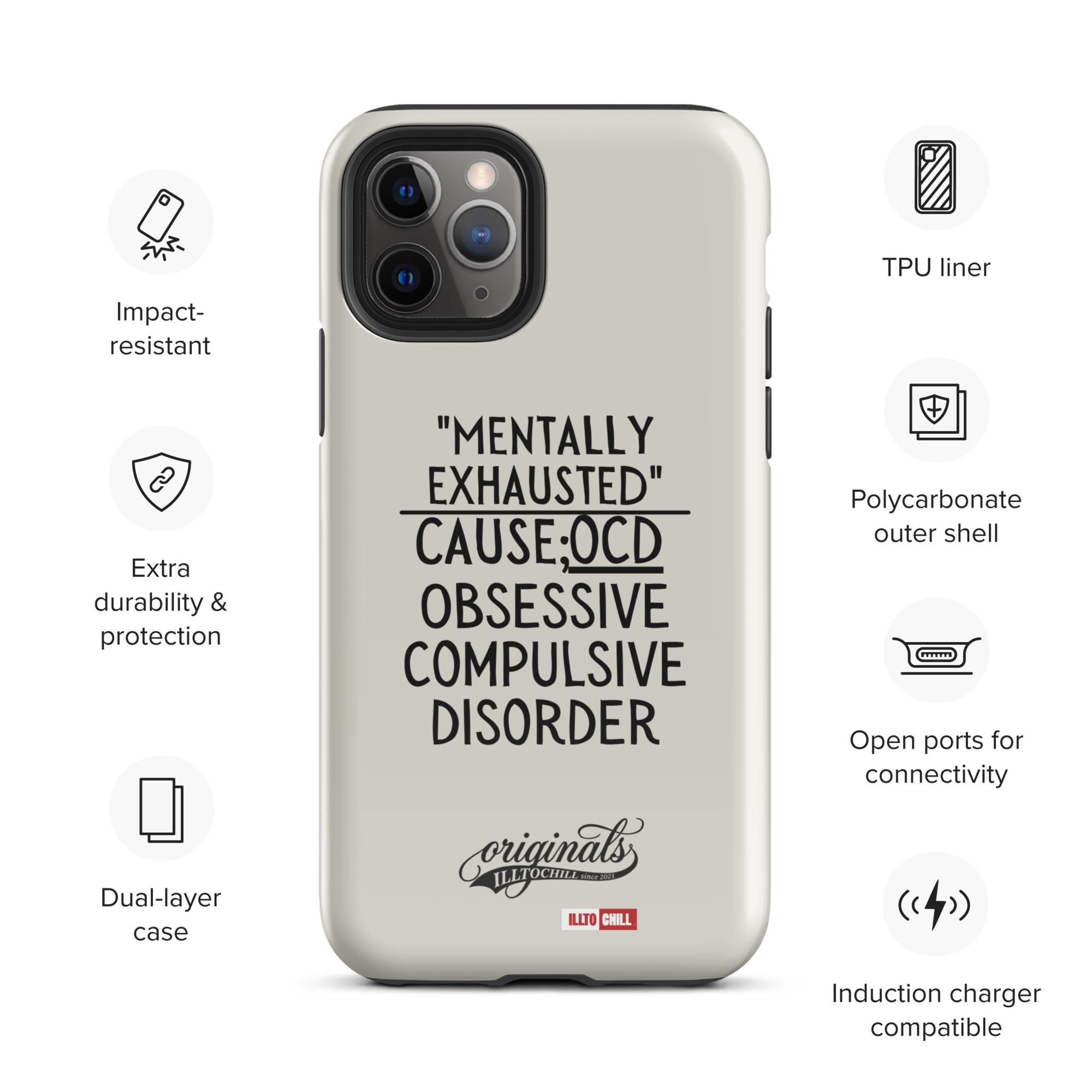 OCD Carried Daily: Tough Case For iPhone Built for the OCD Community | ILLTOCHILL