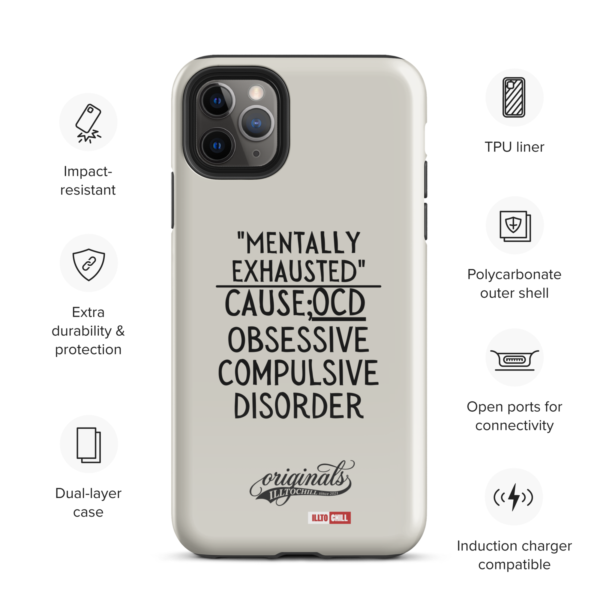 OCD Carried Daily: Tough Case For iPhone Built for the OCD Community | ILLTOCHILL