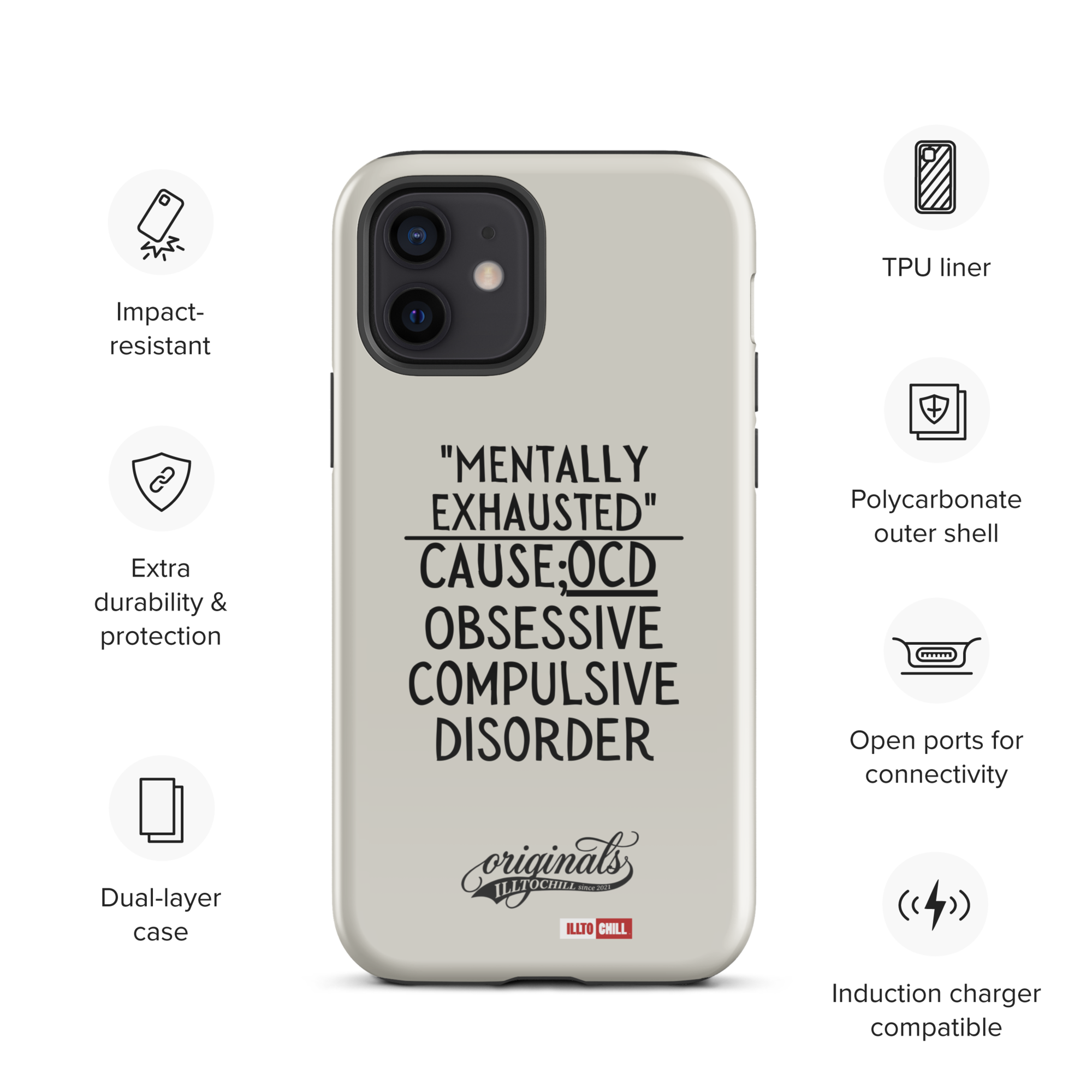 OCD Carried Daily: Tough Case For iPhone Built for the OCD Community | ILLTOCHILL