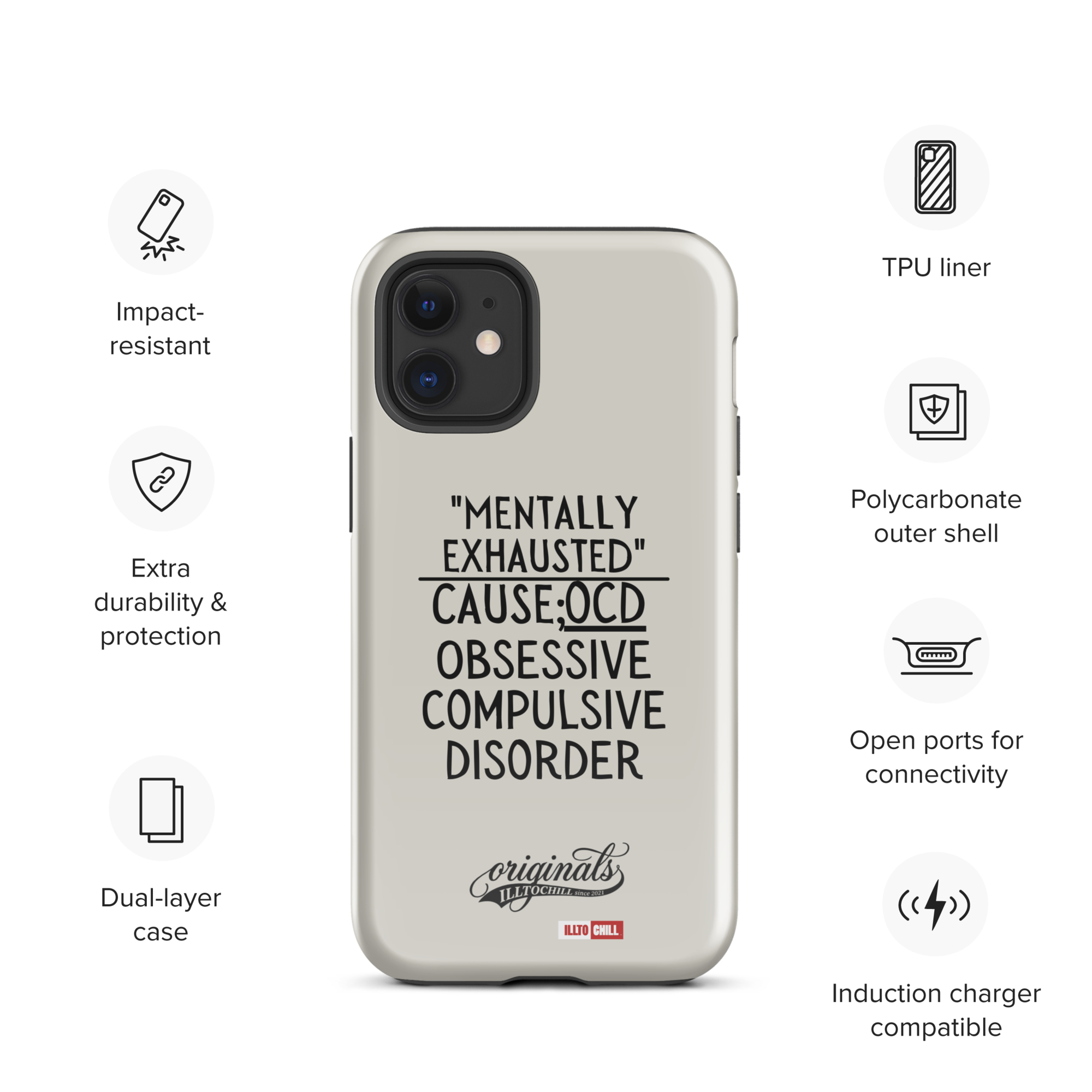 OCD Carried Daily: Tough Case For iPhone Built for the OCD Community | ILLTOCHILL