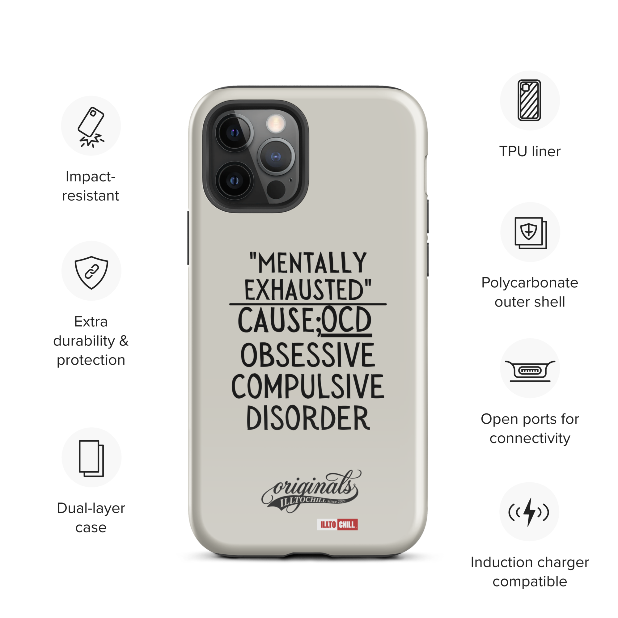 OCD Carried Daily: Tough Case For iPhone Built for the OCD Community | ILLTOCHILL