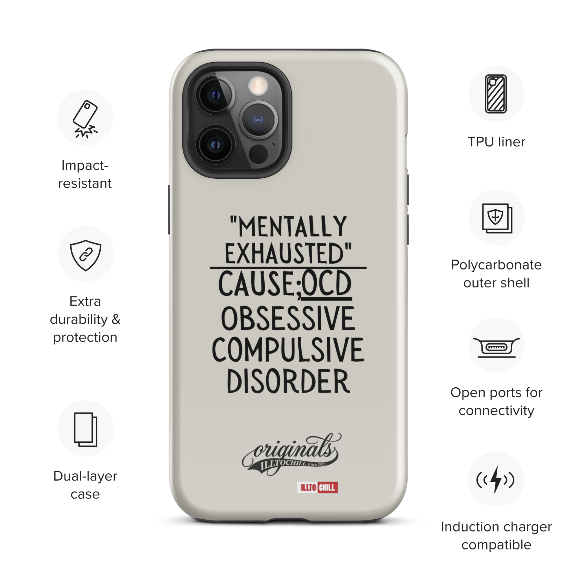 OCD Carried Daily: Tough Case For iPhone Built for the OCD Community | ILLTOCHILL