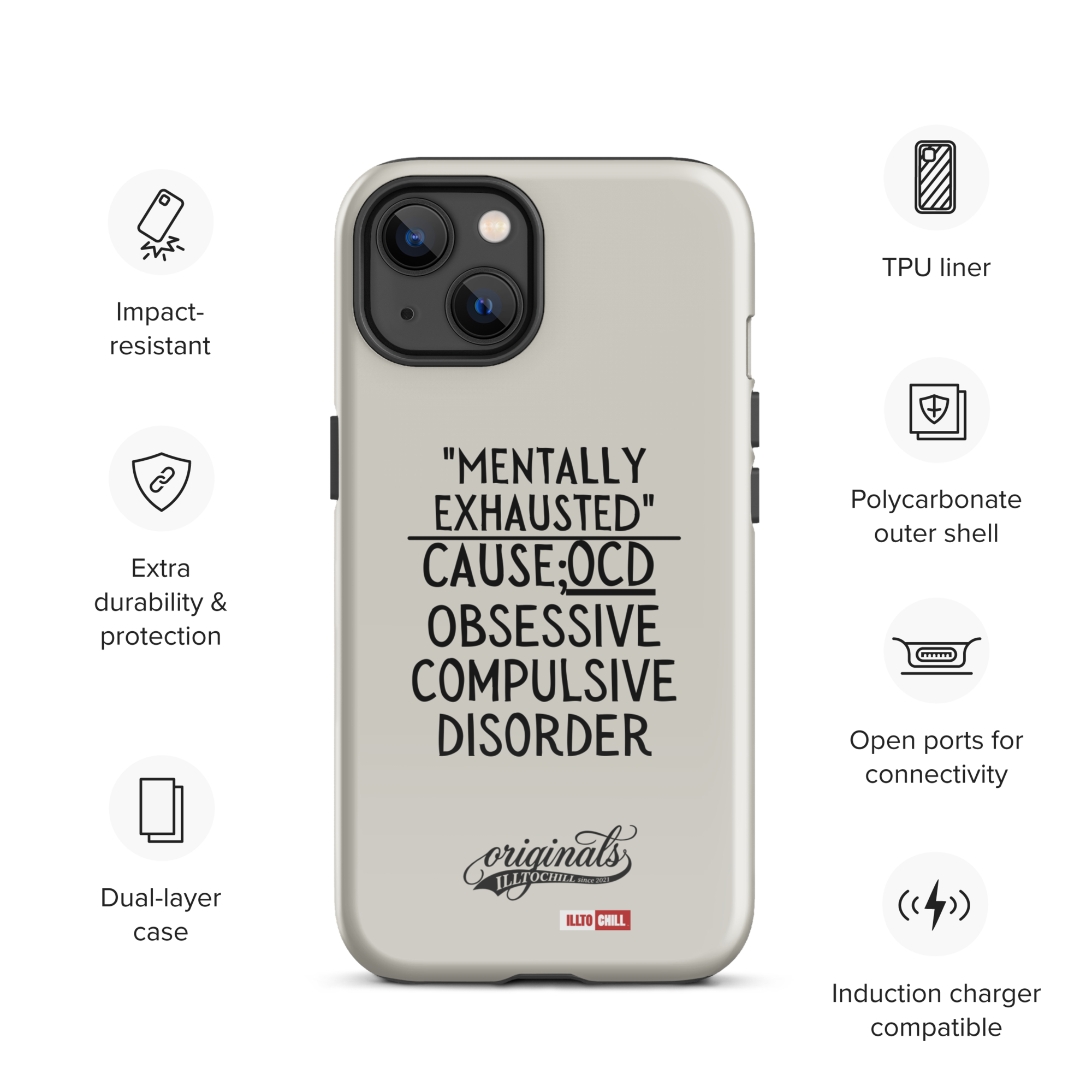 OCD Carried Daily: Tough Case For iPhone Built for the OCD Community | ILLTOCHILL