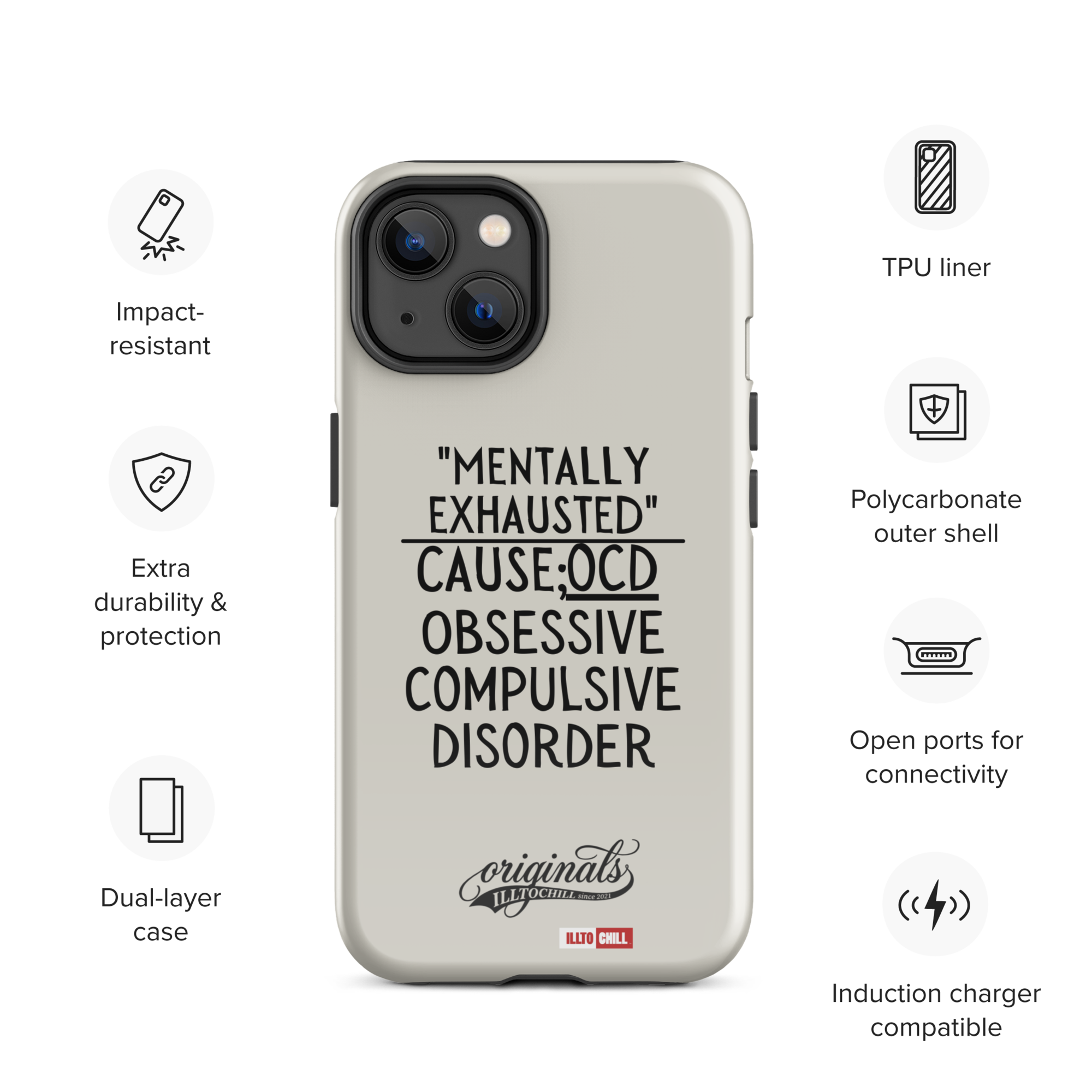 OCD Carried Daily: Tough Case For iPhone Built for the OCD Community | ILLTOCHILL