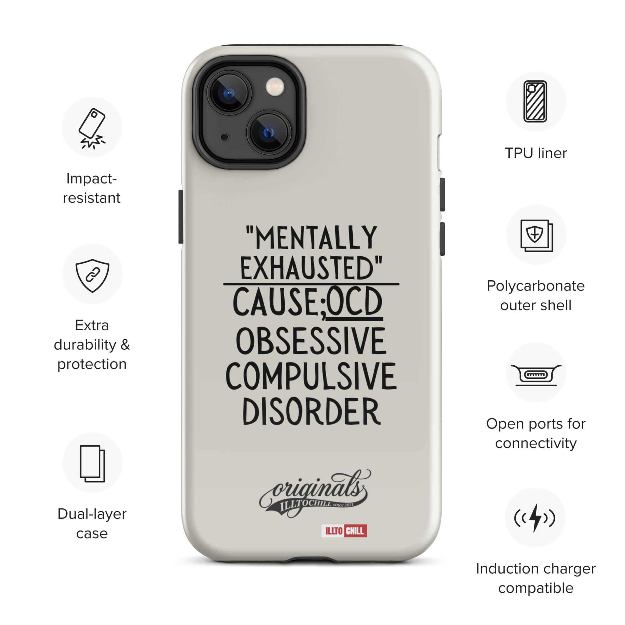 OCD Carried Daily: Tough Case For iPhone Built for the OCD Community | ILLTOCHILL