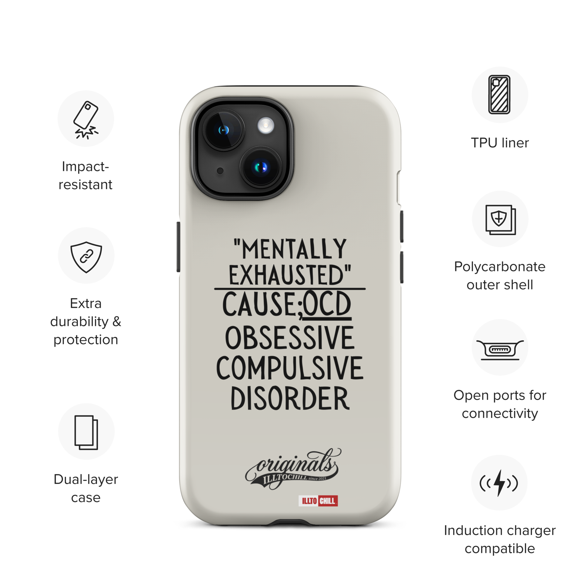 OCD Carried Daily: Tough Case For iPhone Built for the OCD Community | ILLTOCHILL