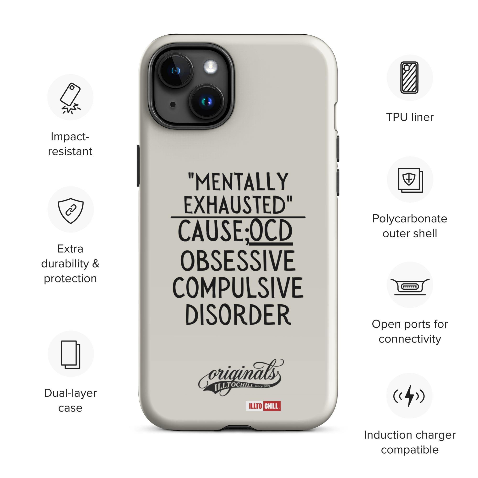 OCD Carried Daily: Tough Case For iPhone Built for the OCD Community | ILLTOCHILL