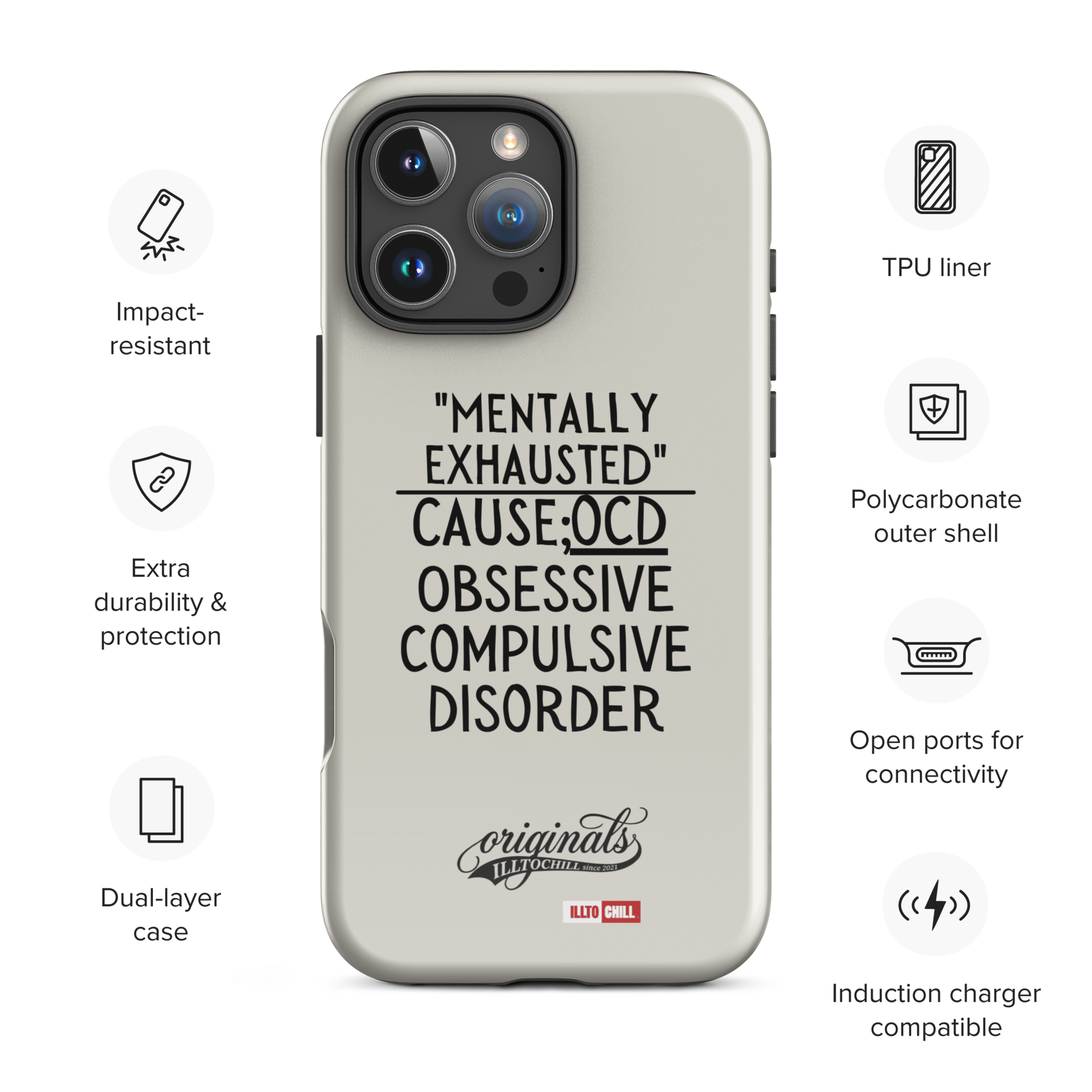 OCD Carried Daily: Tough Case For iPhone Built for the OCD Community | ILLTOCHILL