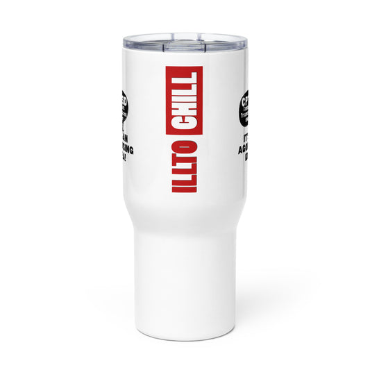 ILLTOCHILL Complex post traumatic stress disorder awareness Agonizing idea cptsd gift Travel mug with a handle.