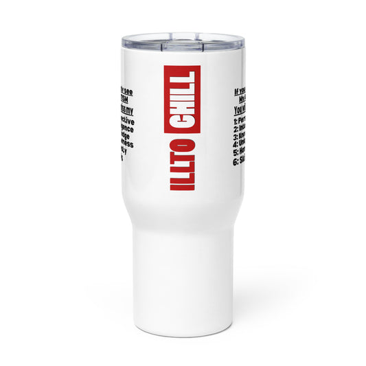 ILLTOCHILL Neurodiversity awareness If you only see my Autism you will miss all my qualities autistic gift Travel mug with a handle.