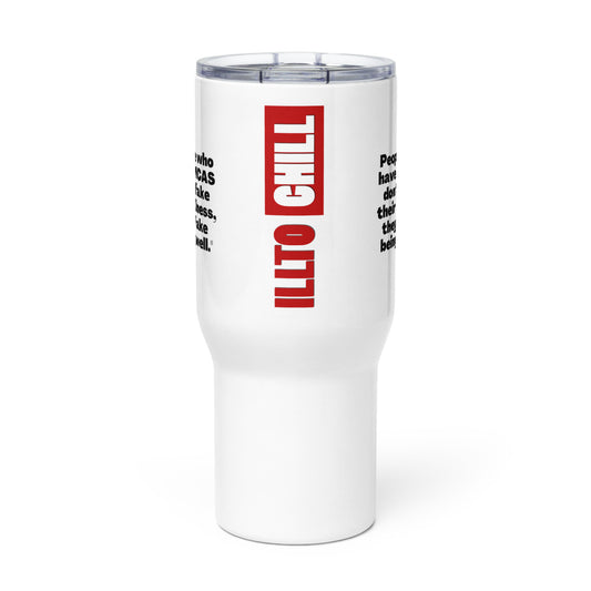 ILLTOCHILL Mast cell activation syndrome People with MCAS dont fake their illness gift Travel mug with a handle.
