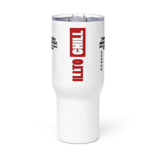ILLTOCHILL Mast Cell Activation Syndrome Things I like about MCAS sarcastic gift Travel mug with a handle.