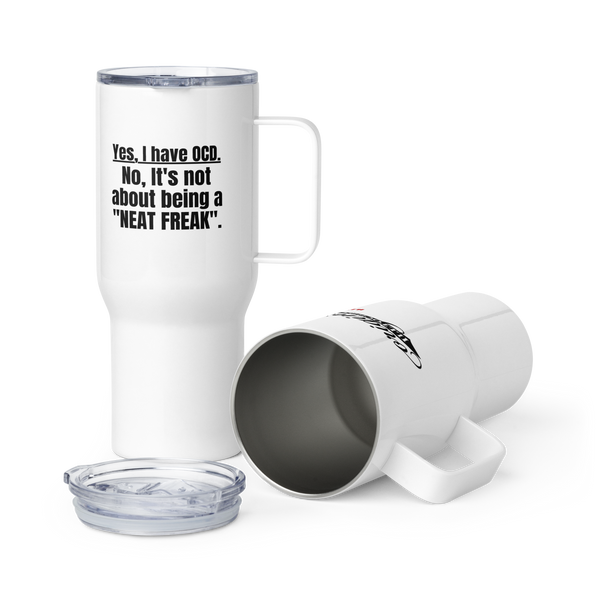 OCD Travel mug with a handle