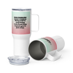 OCD Fueled and Unapologetic: Travel Mug With A Handle for the OCD Community That Keeps Going | ILLTOCHILL