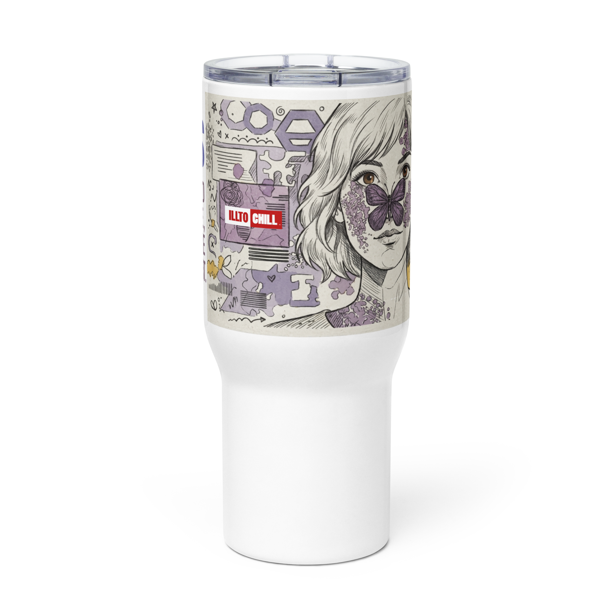 Fuel Your Fight Lupus Travel Mug – ILLTOCHILL Energy