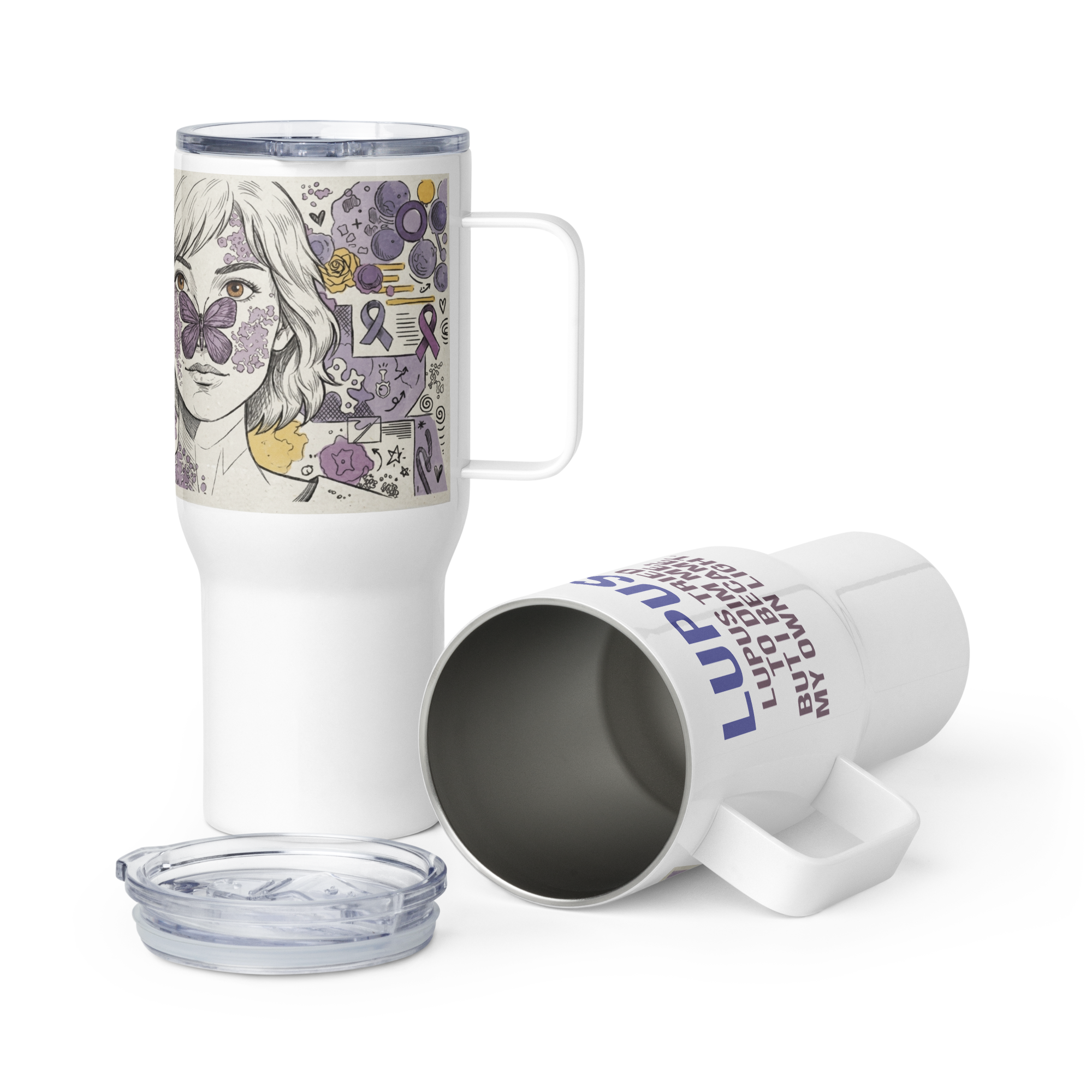 Fuel Your Fight Lupus Travel Mug – ILLTOCHILL Energy