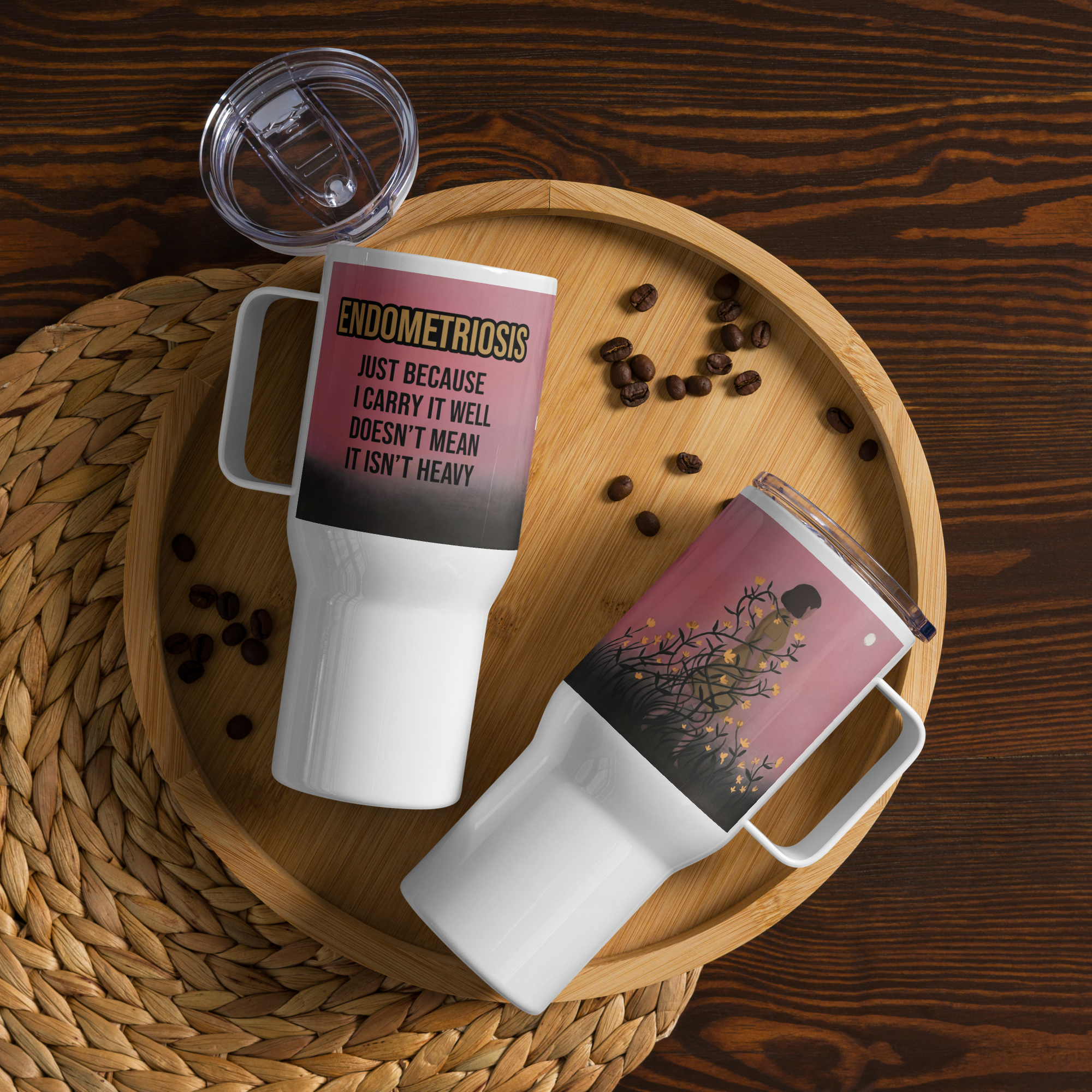 Flare Day Fuel Endometriosis comfort Travel mug by ILLTOCHILL