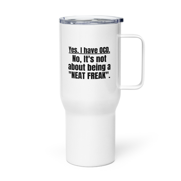 OCD Travel mug with a handle