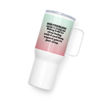OCD Fueled and Unapologetic: Travel Mug With A Handle for the OCD Community That Keeps Going | ILLTOCHILL